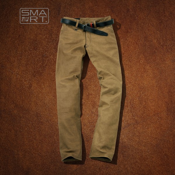 SMP006 SMART LEATHER D3O® TAPERED PANTS