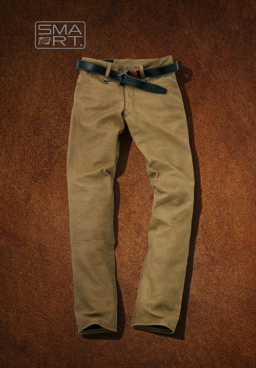 SMART LEATHER D3O® TAPERED PANTS