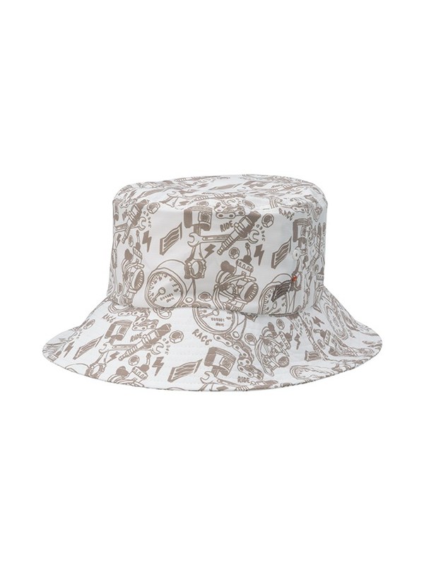 EVC101 WHITE/BEIGE GRAPHIC