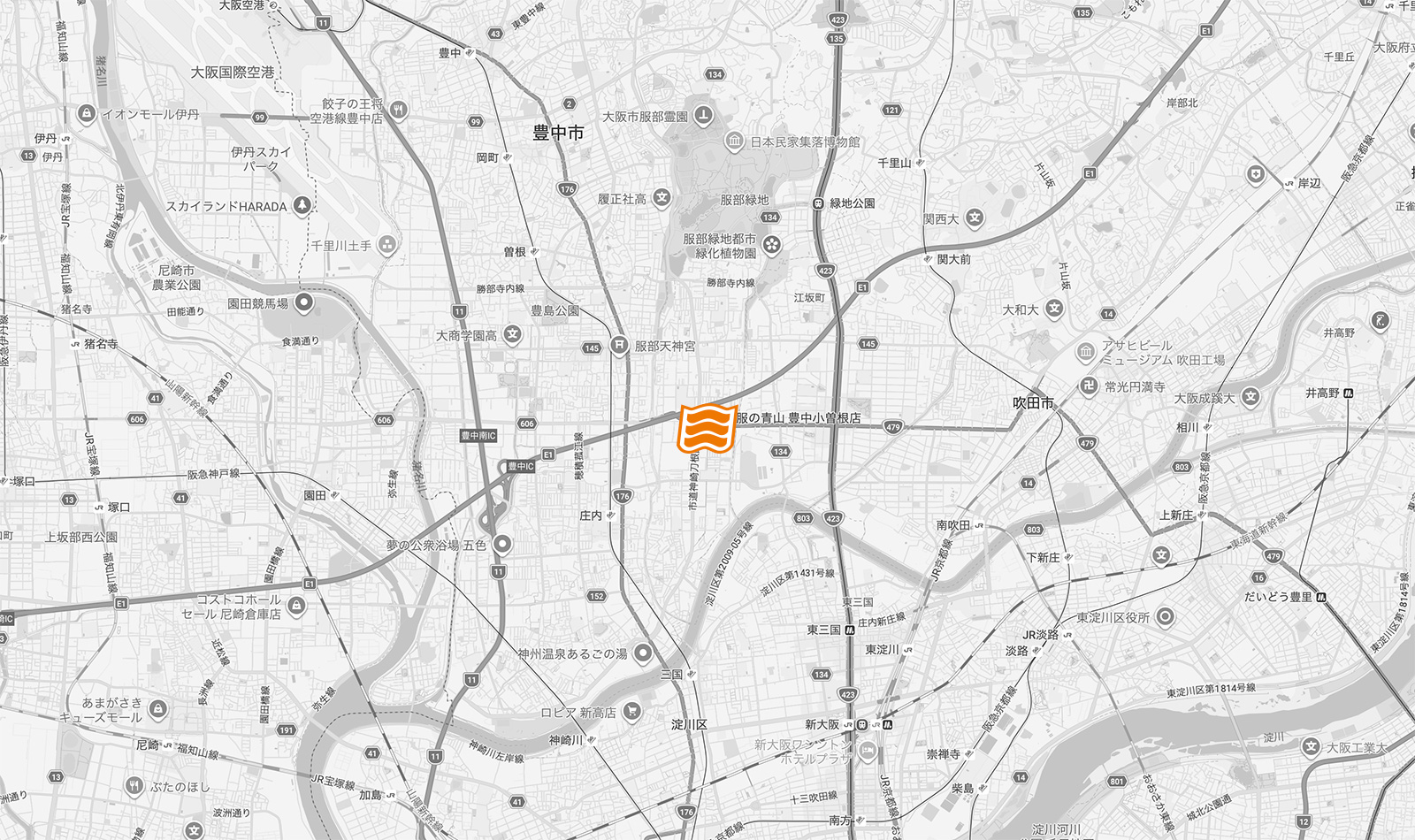 HYOD OSAKA MAP